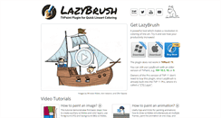 Desktop Screenshot of lazy-brush.com