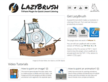 Tablet Screenshot of lazy-brush.com